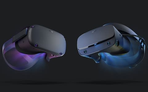 Oculus Rift S and Oculus Quest headsets - Credit: Facebook