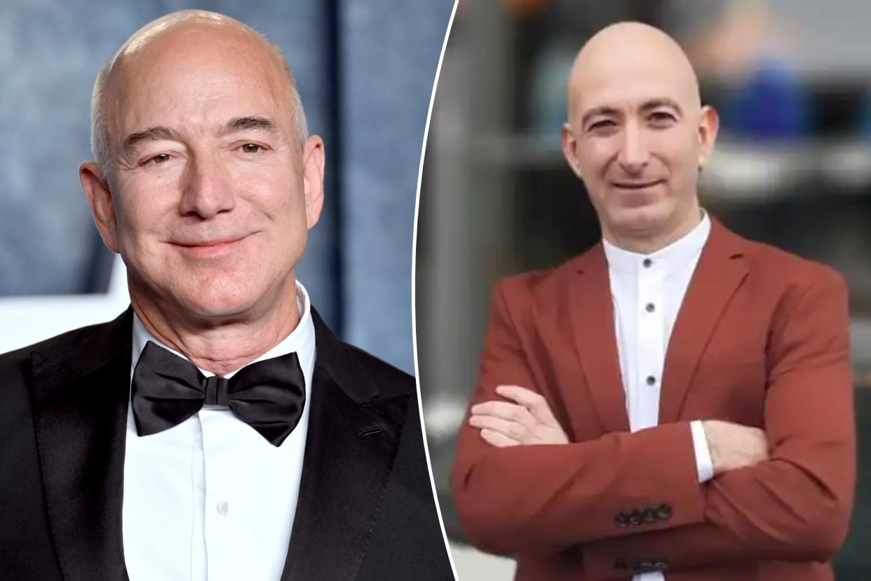 A German ex-electrician went from watts to wealth after quitting his gig and becoming a professional Jeff Bezos lookalike.