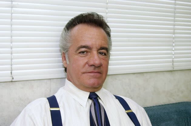 Tony Sirico in character as Paulie Walnuts on 