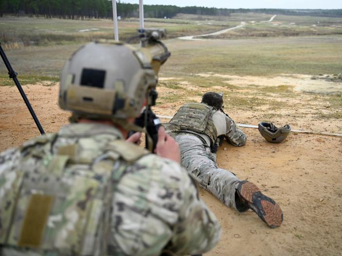 US Army special operations sniper competition