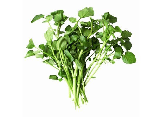 Watercress is an aquatically grown lettuce that has long hollow stems with round lobed leaves. It has a peppery taste. Enjoy it on its own, in mixed salads, or wilted into Asian soups and stir-frys.