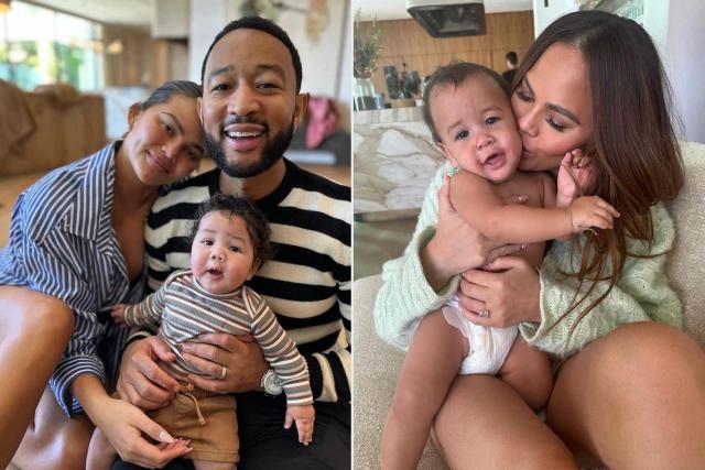 Chrissy Teigen Shares Adorable Glimpse of Life with Youngest Kids Esti and  Wren