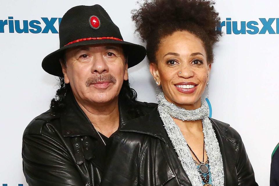 <p>Astrid Stawiarz/Getty</p> Carlos Santana and Cindy Blackman Santana