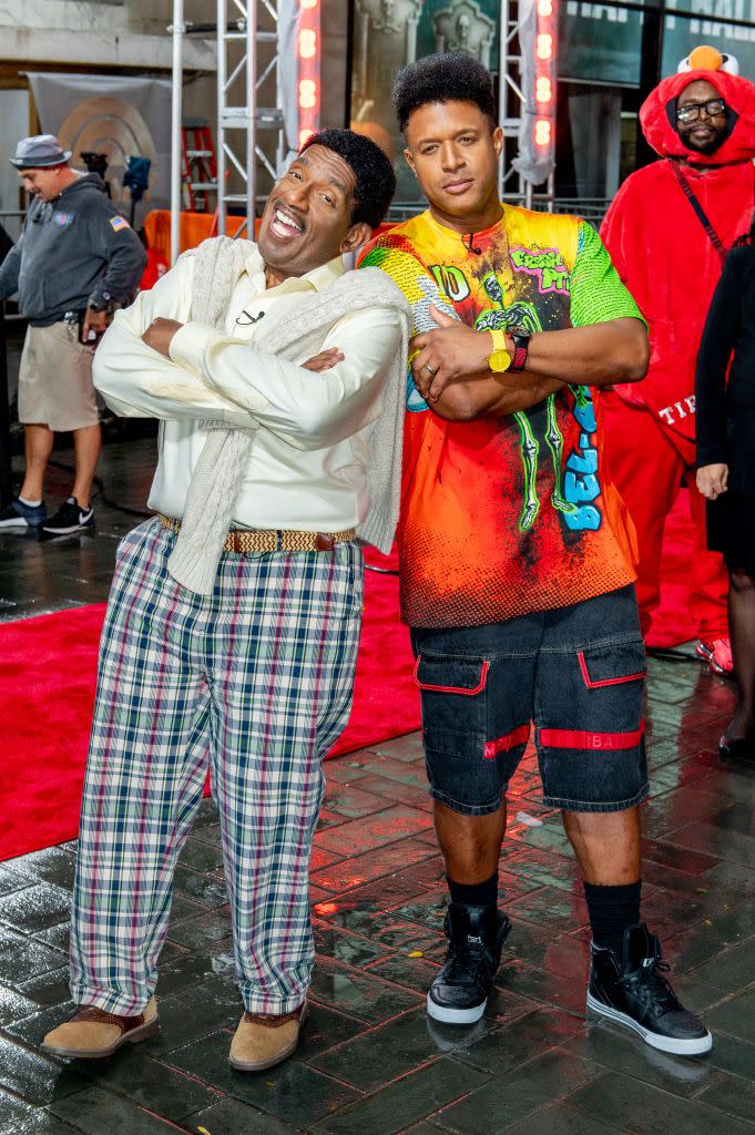 Al Roker and Craig Melvin dressed as Carlton Banks and Will Smith