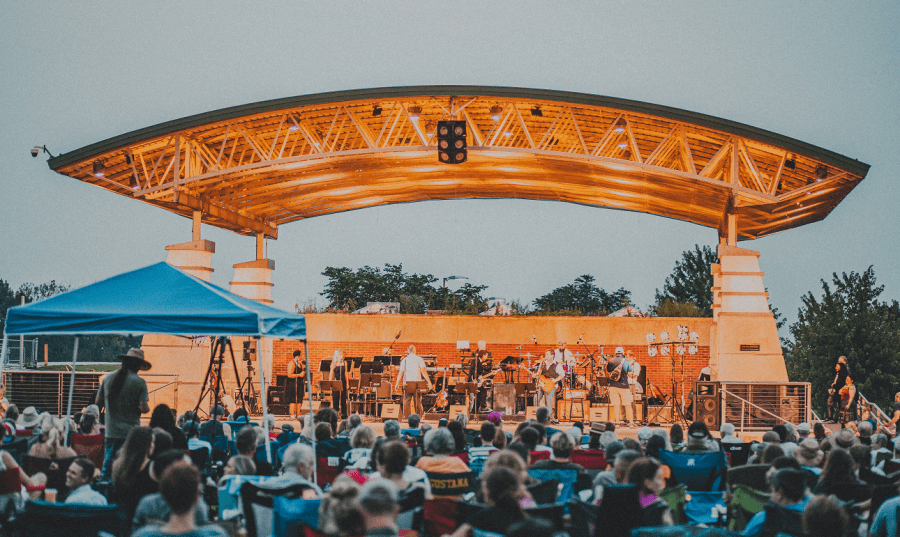 A view of the “Abbey Road” tribute concert Aug. 7, 2021 at Rock Island’s Schwiebert Riverfront Park.