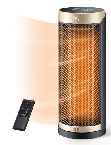 Dreo Space Heater, Portable Electric Heaters for Indoor Use, 70° Oscillation, 12H Timer, 1500W…