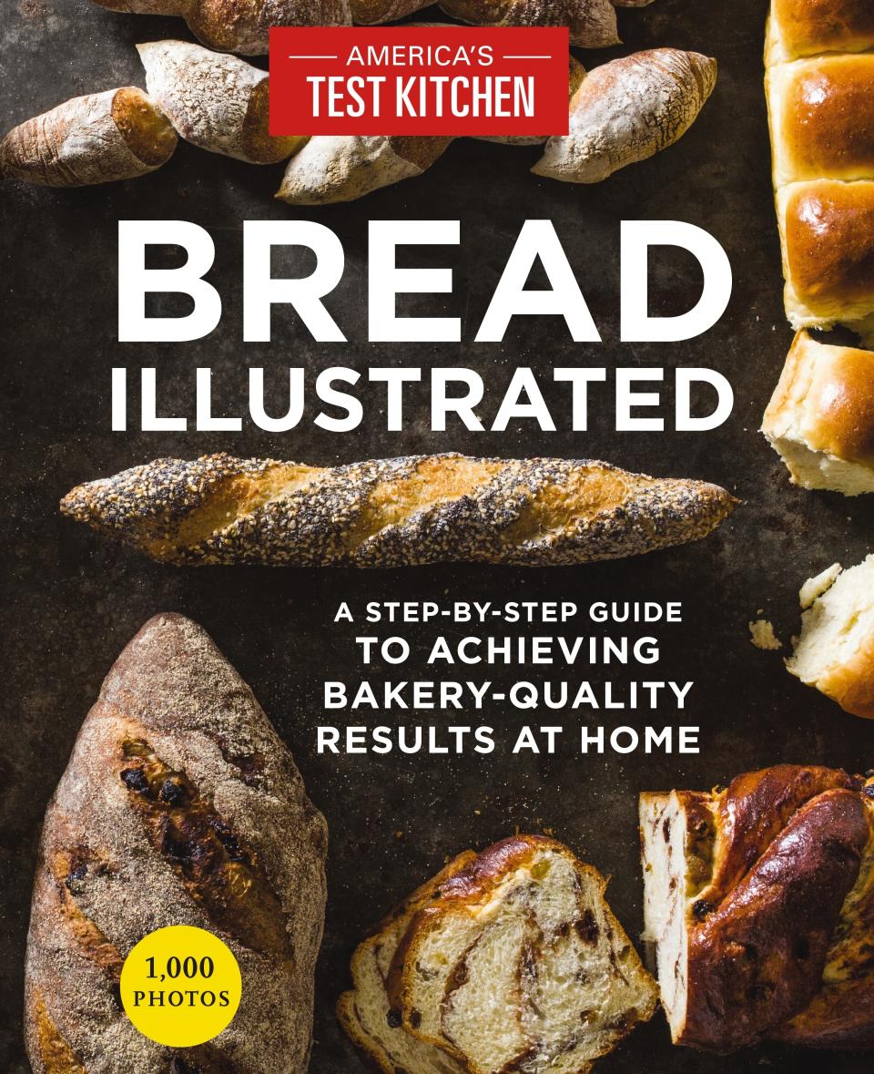 This image provided by America's Test Kitchen in October 2018 shows the cover for the cookbook “Bread Illustrated.” It includes a recipe for challah. (America's Test Kitchen via AP)