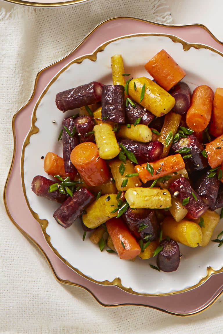 Butter-Glazed Rainbow Carrots