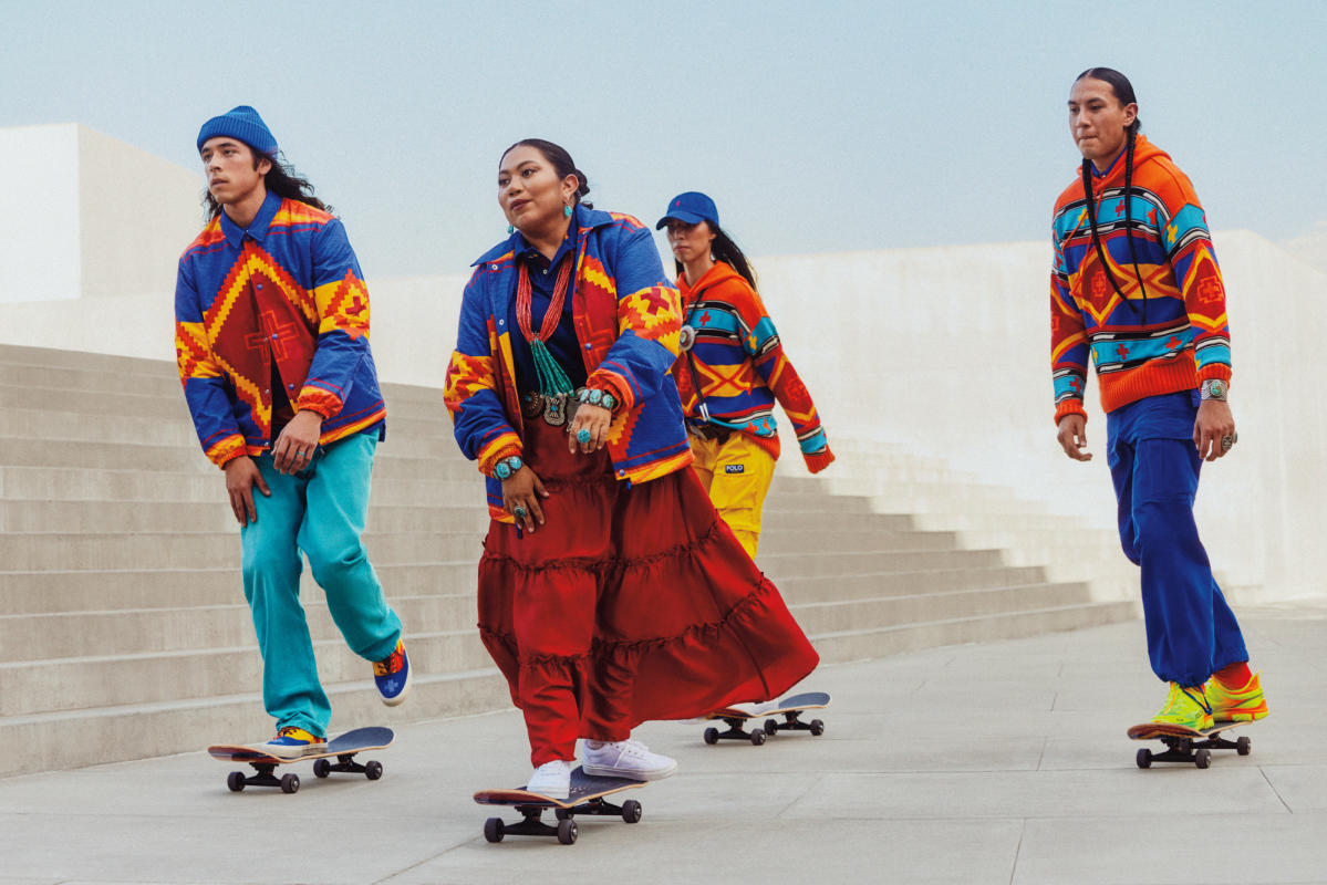 TikTok Skateboarder and Navajo Weaver Naiomi Glasses Talks Polo Ralph  Lauren Collaboration and Representation