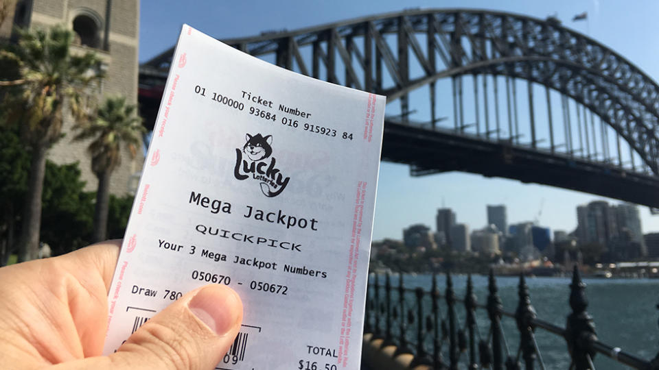 One man from Sydney has won $96 million in Australia's second largest jackpot. Source: The Lott