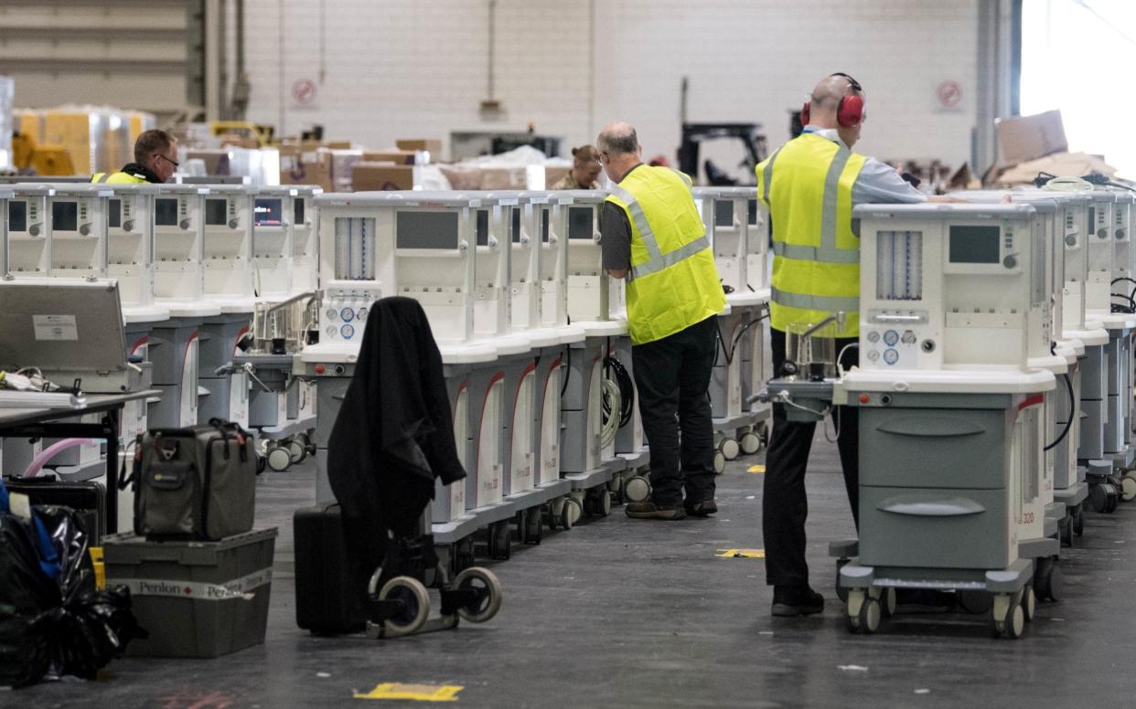 Britain builds NHS Nightingale Hospital for coronavirus patients in London