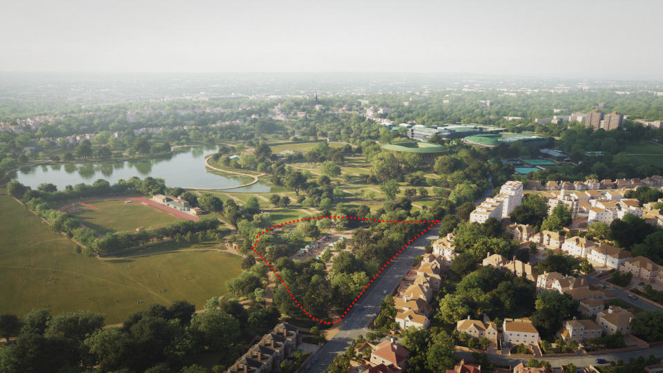 An image showing the proposed new parks 