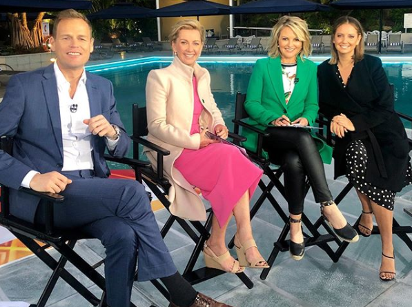 Tom Steinfort, deborah knight, georgie gardner and brooke boney today show panel