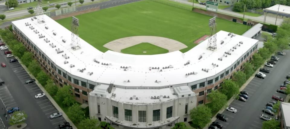 Indianapolis men bought an abandoned baseball stadium for just $1 — and turned it into luxury apartments