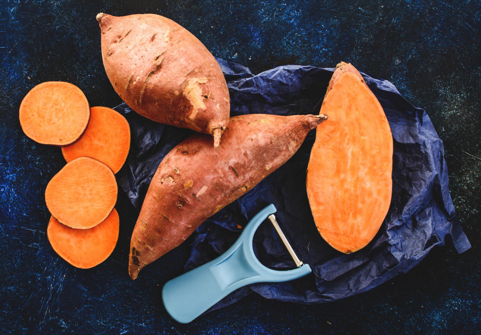 various sweet potatoes