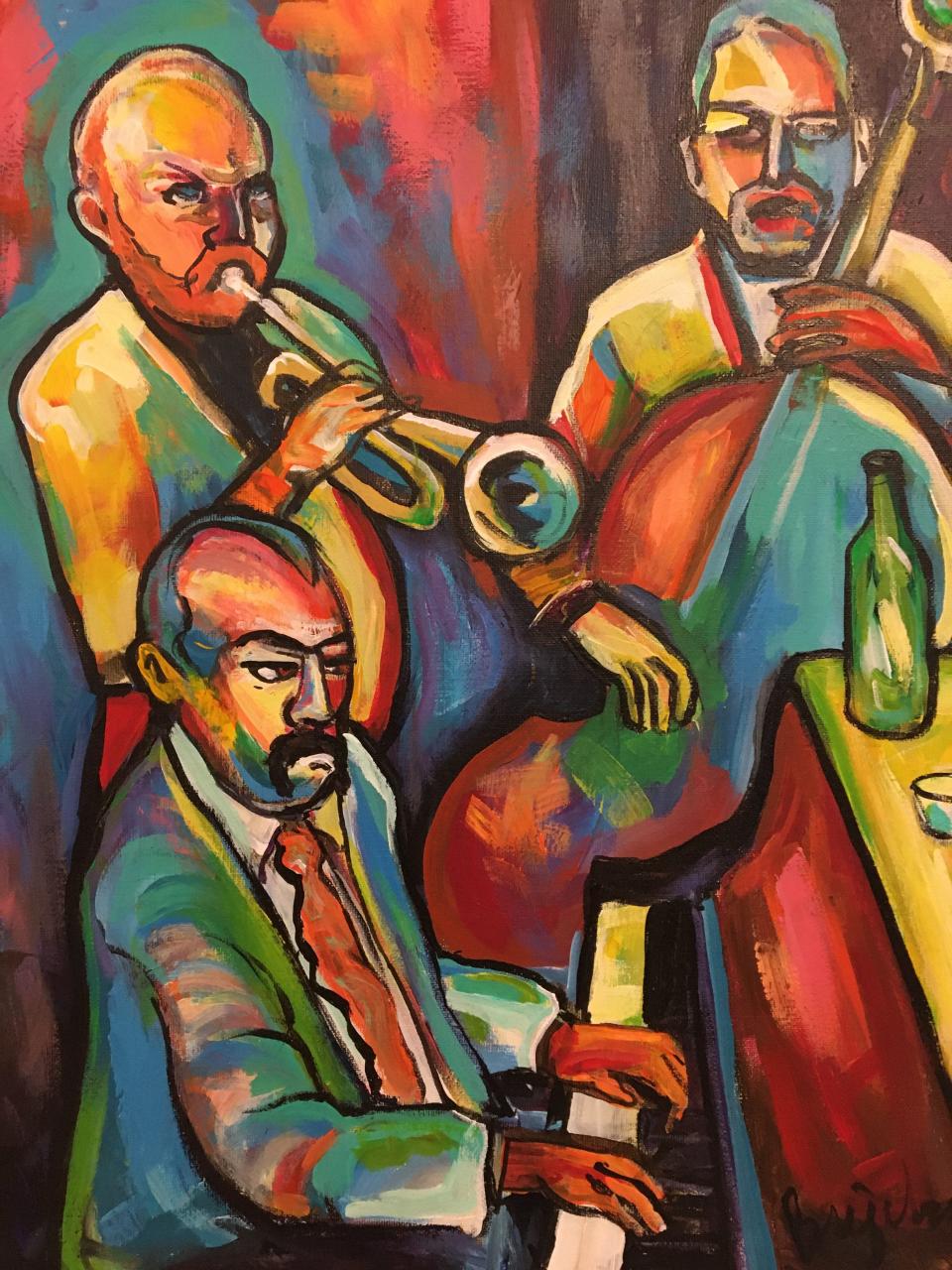 "Jazz Players," by Tom Brejcha.