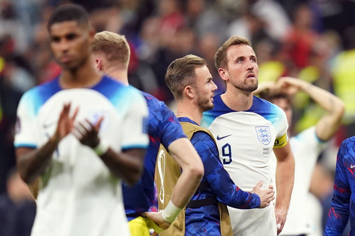 England’s World Cup is over after a 2-1 quarter-final defeat to France (Adam Davy/PA) (PA Wire)