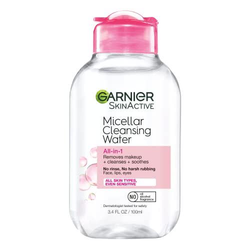 <p>SkinActive Micellar Cleansing Water</p><p>amazon.com</p><p>$3.99</p><p><a href="https://www.amazon.com/dp/B01M9F9JYH?tag=syn-yahoo-20&ascsubtag=%5Bartid%7C2141.a.42288080%5Bsrc%7Cyahoo-us" rel="nofollow noopener" target="_blank" data-ylk="slk:Shop Now;elm:context_link;itc:0;sec:content-canvas" class="link ">Shop Now</a></p><span class="copyright">Garnier</span>