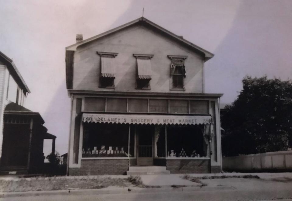 This photo, from the early 20th century, shows Delaney's Grocery & Meat Market at what is now 2210 NE Jefferson St. in Peoria. That address later became the home of the Peoria Hofbrau, which is now closed and for sale.