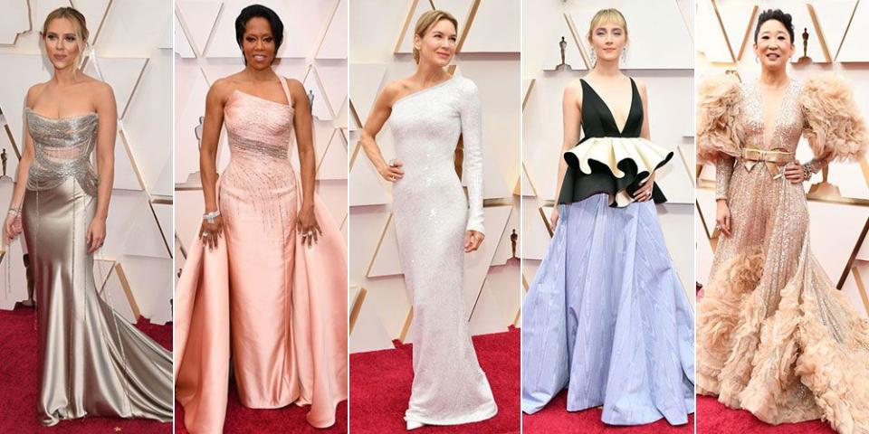 The best red carpet looks from the 2020 Oscars