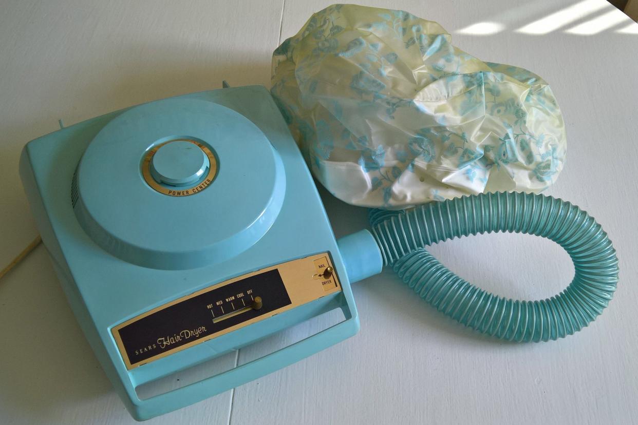 1960s Vintage Sears Salon Bonnet Hair Dryer