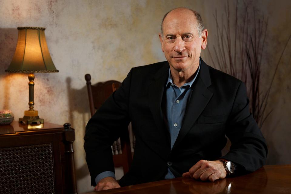 Former Hamilton County commissioner Phil Heimlich poses at the home of his campaign manager in the Clifton neighborhood of Cincinnati on Wednesday, April 6, 2022. Heimlich is challenging Rep. Warren Davidson in the Republican primary for the 8th District.