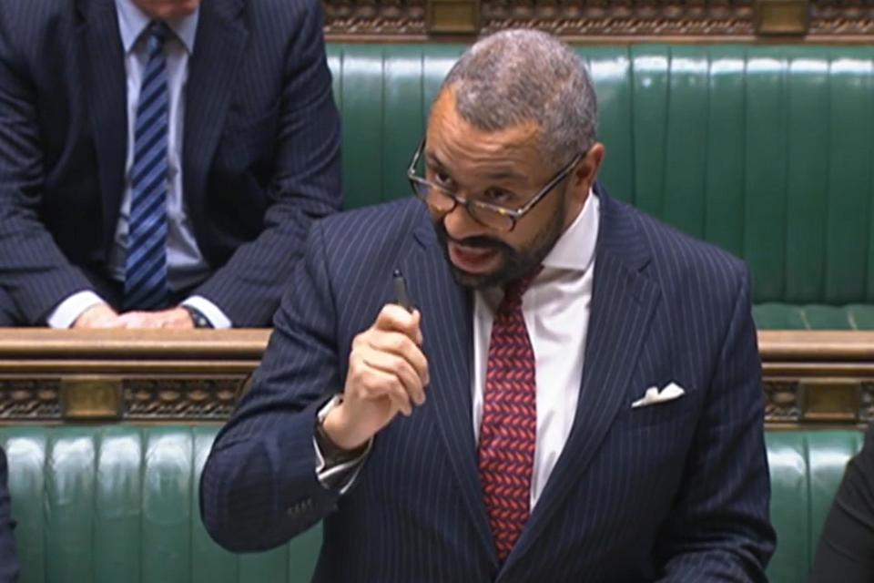 The new Home Secretary was making his first appearance in the Commons (House of Commons/UK Parliament/PA) (PA Wire)