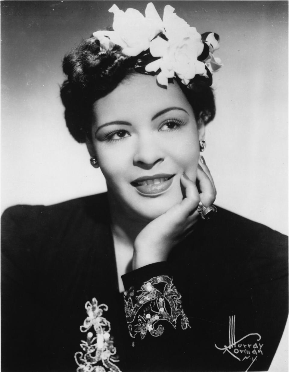 1938: Updo With Flowers