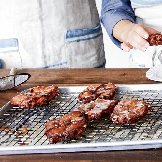 Glazed Apple Fritters