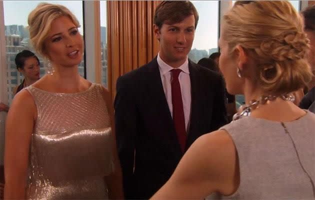 Ivanka and Jared starring in Gossip Girl. Source: CW