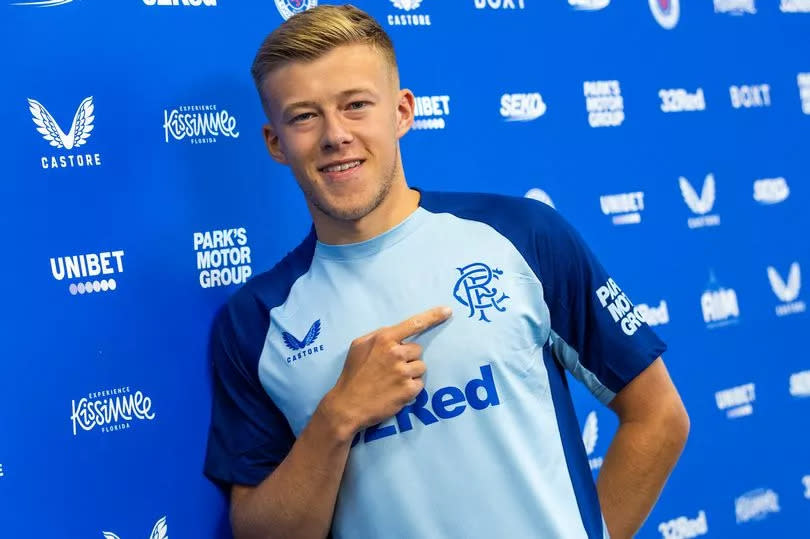 Connor Barron has signed for Rangers -Credit:Rangers FC