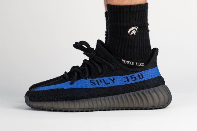 An On-Foot Look at the adidas YEEZY BOOST 350 V2 Dazzling Blue