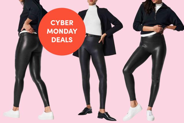 These Spanx Leggings Look, but Don't Feel, Like Leather—and They're 20% Off  Right Now