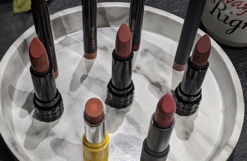 A few of my favourite nude lipsticks for brown skintones. (Photo via Sidra Sheikh)