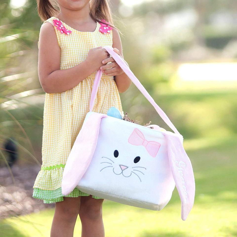 Personalized Easter Bunny Basket