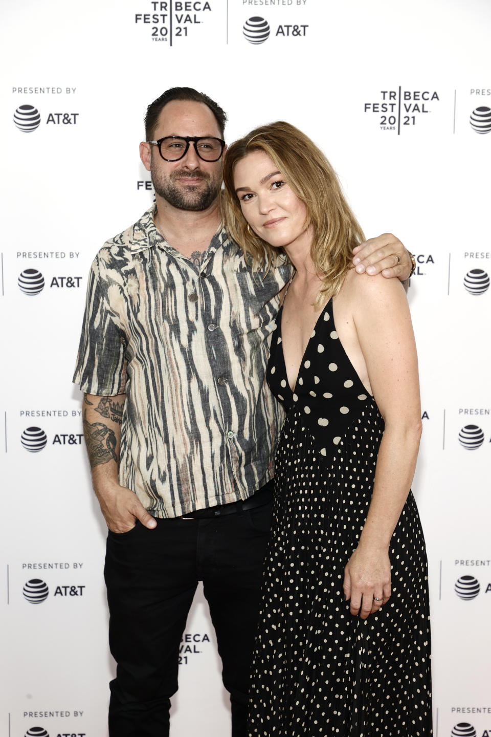 NEW YORK, NEW YORK - JUNE 20: Preston Cook and Julia Stiles attend the “The God Committee" premiere during the 2021 Tribeca Festival at Brooklyn Commons at MetroTech on June 20, 2021 in New York City. (Photo by Jamie McCarthy/Getty Images for Tribeca Festival)