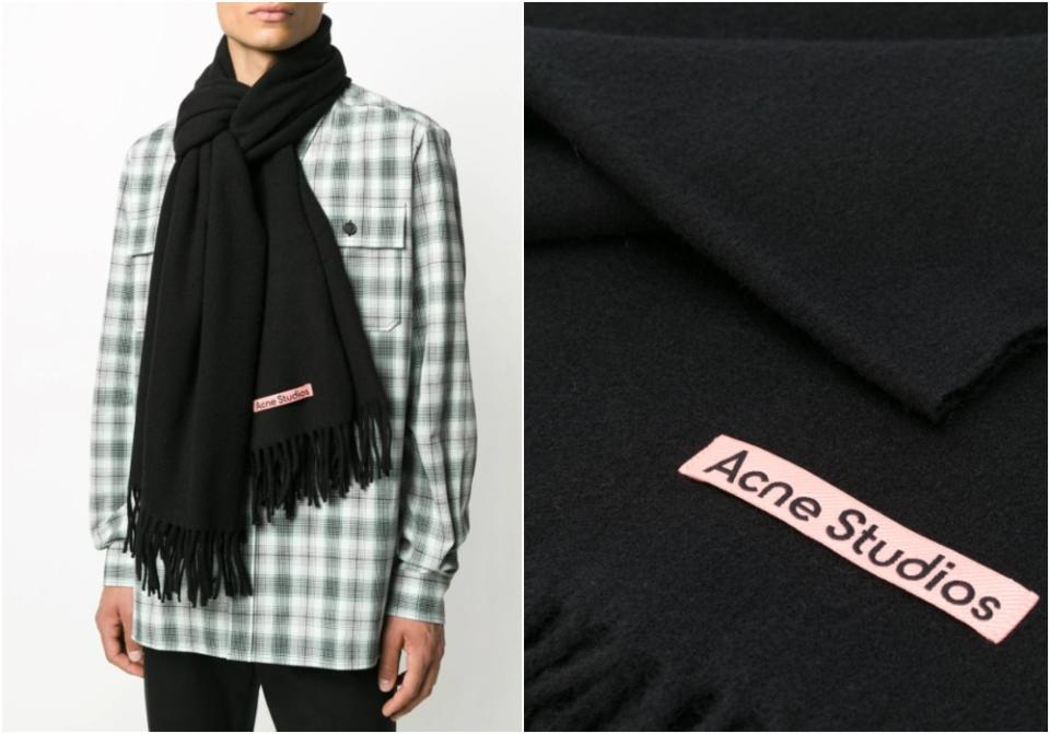 Acne Studios Canada New fringed scarf 