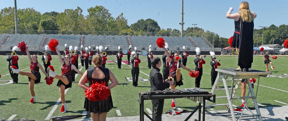 High school bands bring music, pomp to Midsouth Marching Festival