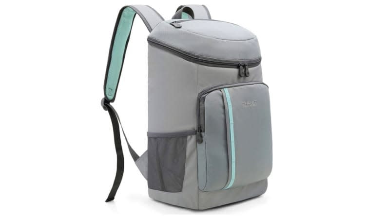 This soft-sided cooler backpack is perfect for hikes and beach days.