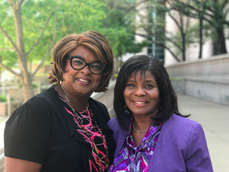 Ella Jones and Laverne Mitchom are both members of the Ferguson City Council.