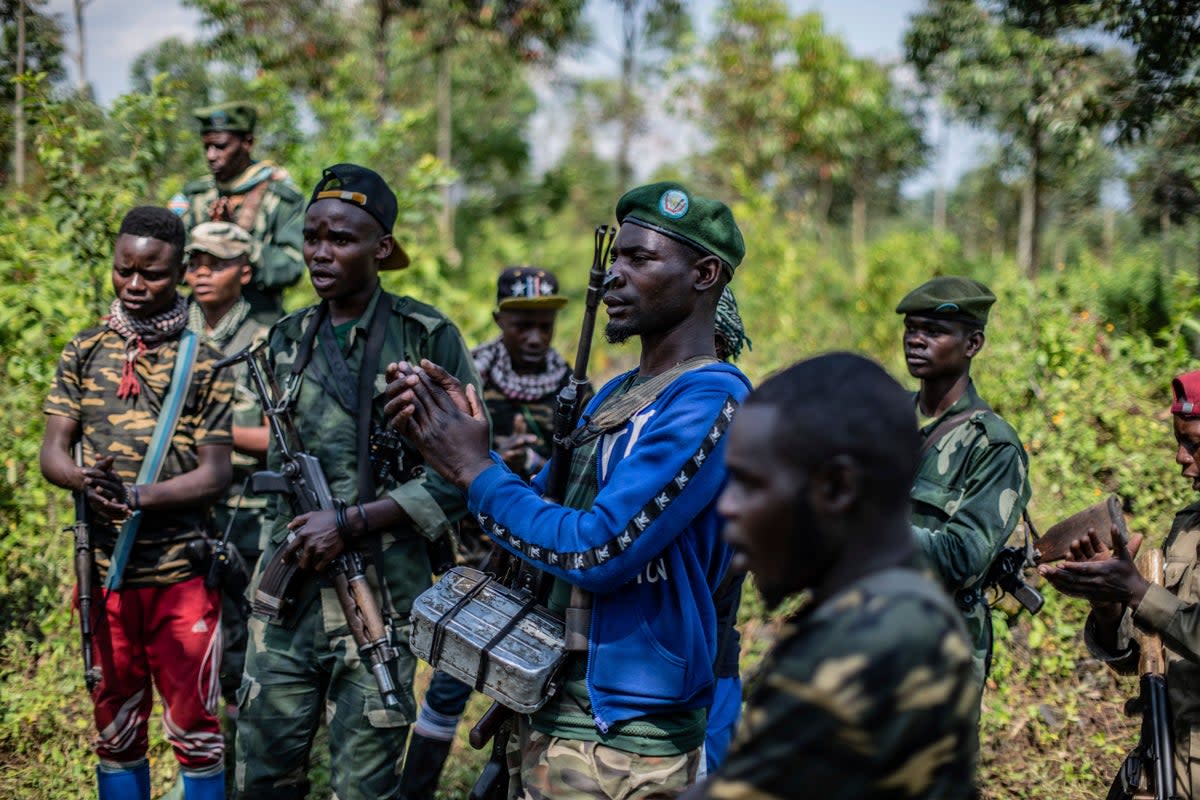 Congo Rebel Fighting (Copyright 2021 The Associated Press. All rights reserved.)
