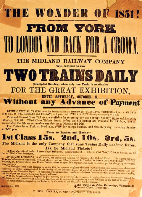 An 1851 tour - Credit: THOMAS COOK