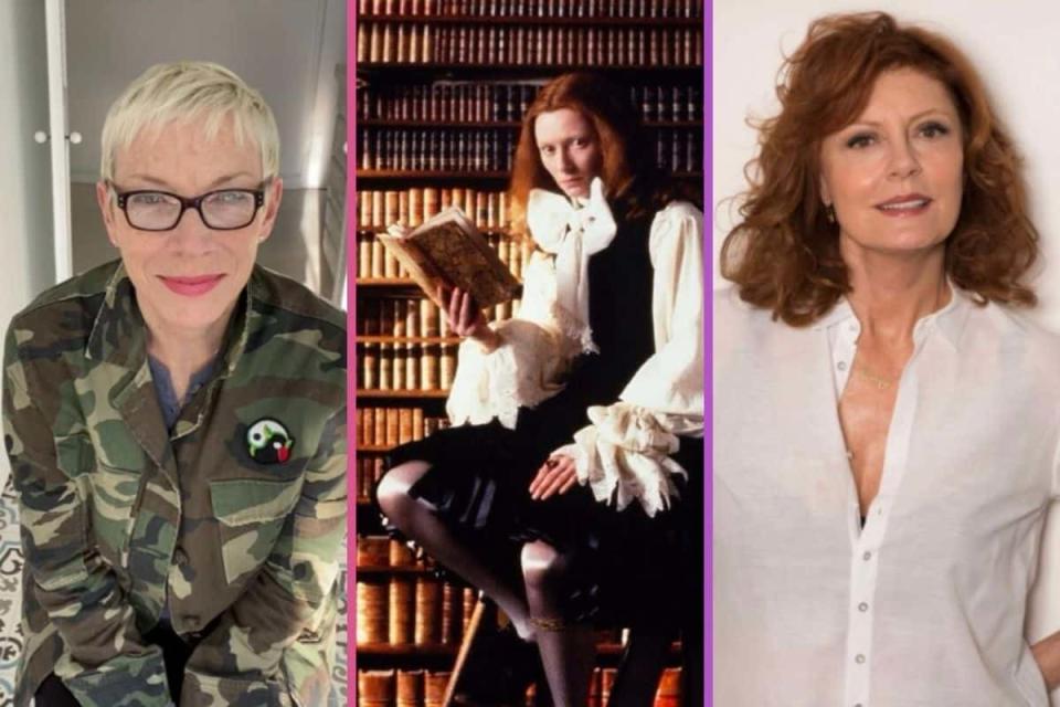 Annie Lennox Tilda Swinton Susan Sarandon Cinema for gaza