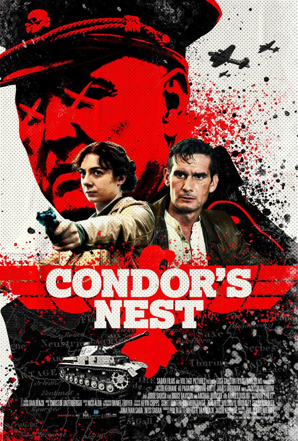 The movie poster for "Condor's Nest," which director Phil Blattenberger calls a "fun, '80s-style thriller."