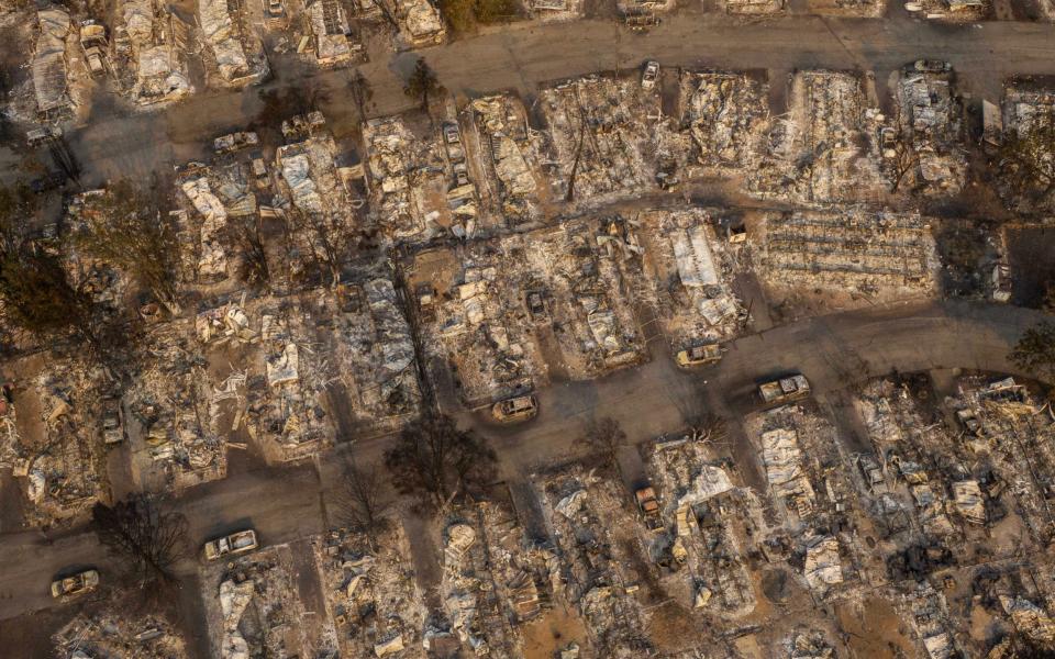 Hundreds of homes in Phoenix, Oregon have been lost due to wildfire - Getty Images North America 