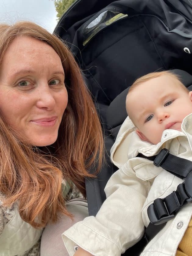 Stacy Thomson with her son. (Photo: Stacy Thomson)