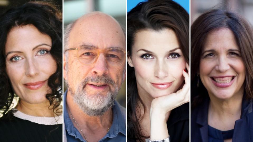 (L-R) Lisa Edelstein, Richard Schiff, Bridget Moynahan and Sue Kramer - Credit: Mitch Stone; Earl Gibson III/Getty Images; Melanie Dunea; Personal Courtesy