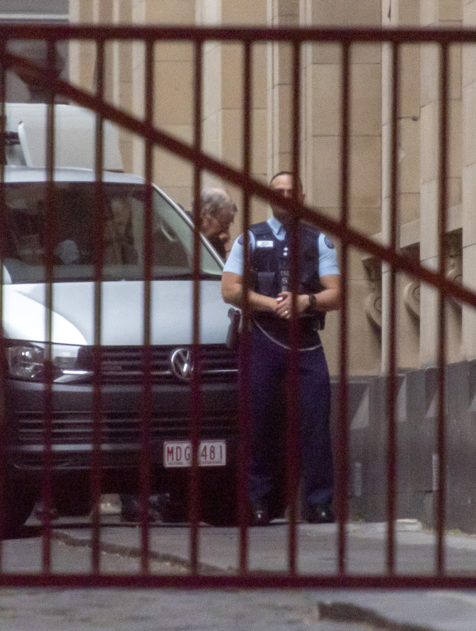 Cardinal George Pell arrives at the Supreme Court in Melbourne, Australia, Wednesday, Aug. 21, 2019. (AP Photo/Andy Brownbill)