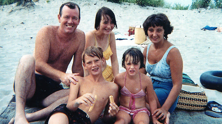 The McCabe family in the summer of 1969. It would be their last photo together. / Credit: Evelyn McCabe