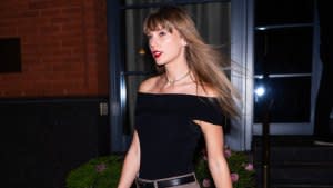 Taylor Swift off-the-shoulder bodysuit